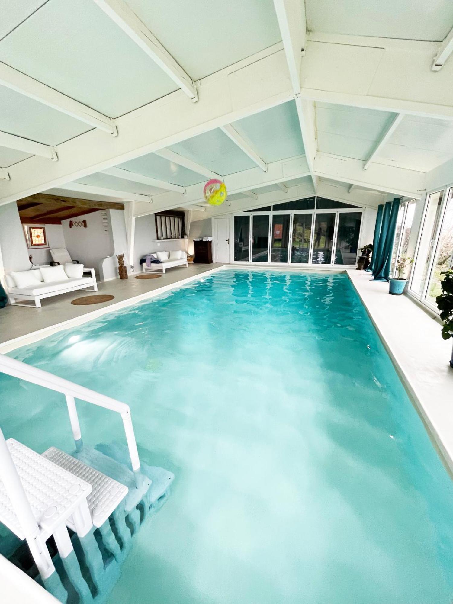 Suite Loft de la Sirène Grande piscine privée Marais-Vernier Esterno foto