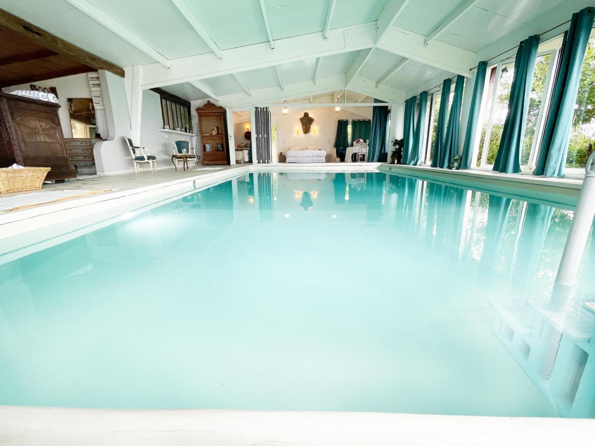 Suite Loft de la Sirène Grande piscine privée Marais-Vernier Esterno foto