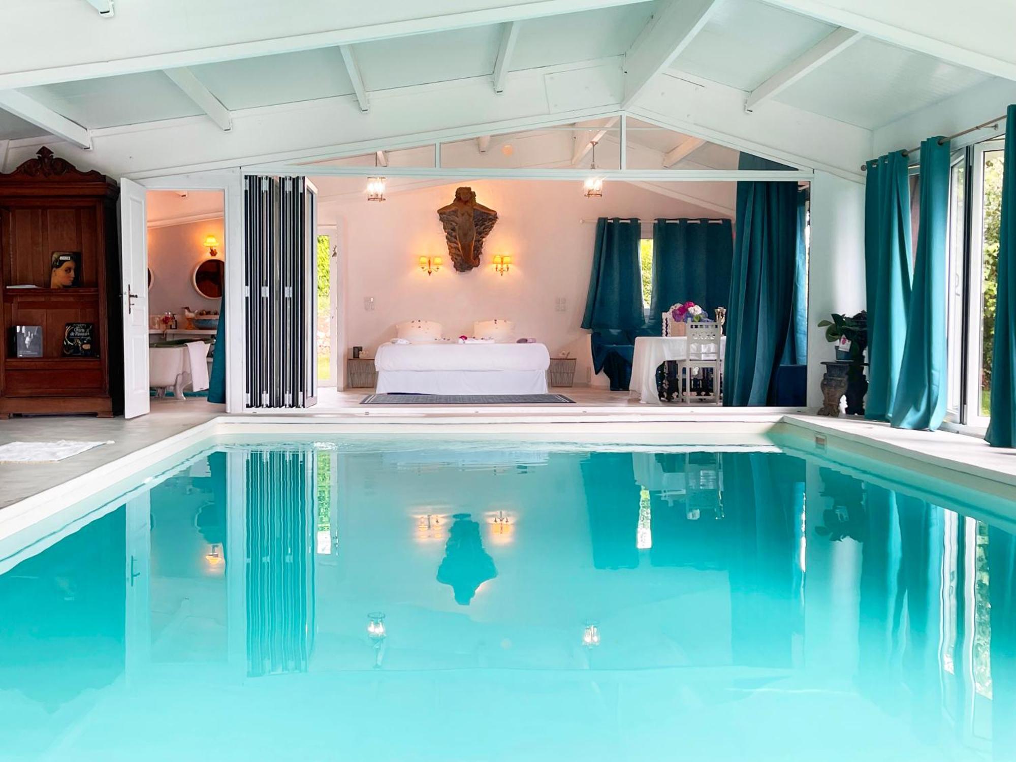 Suite Loft de la Sirène Grande piscine privée Marais-Vernier Esterno foto