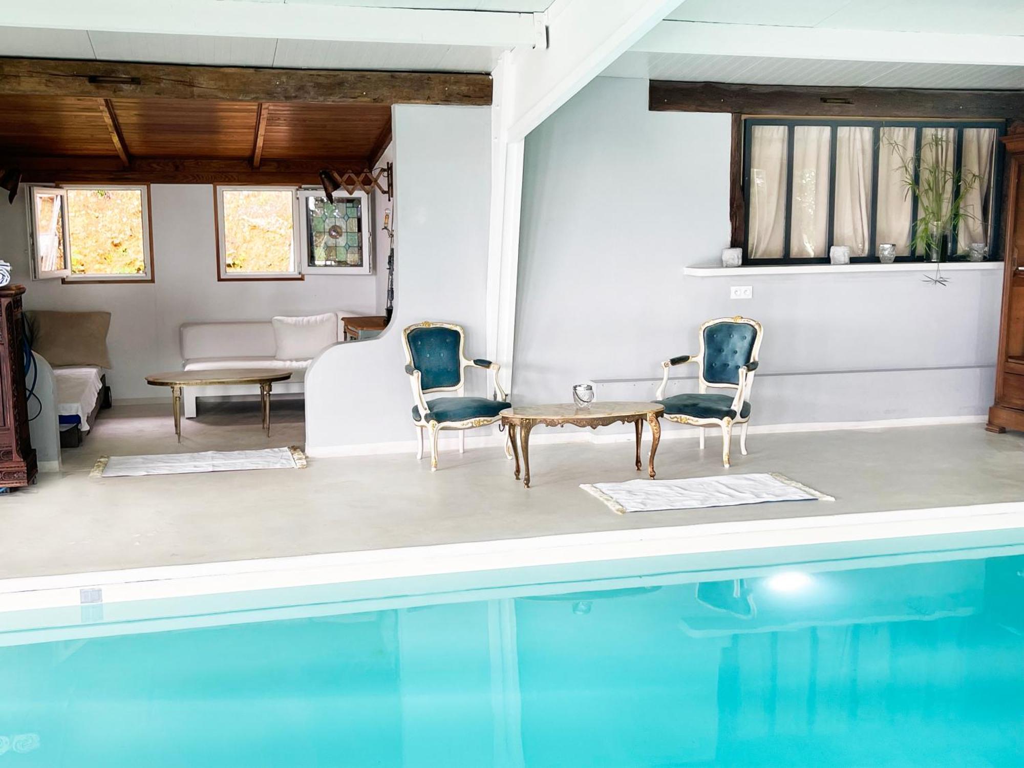 Suite Loft de la Sirène Grande piscine privée Marais-Vernier Esterno foto