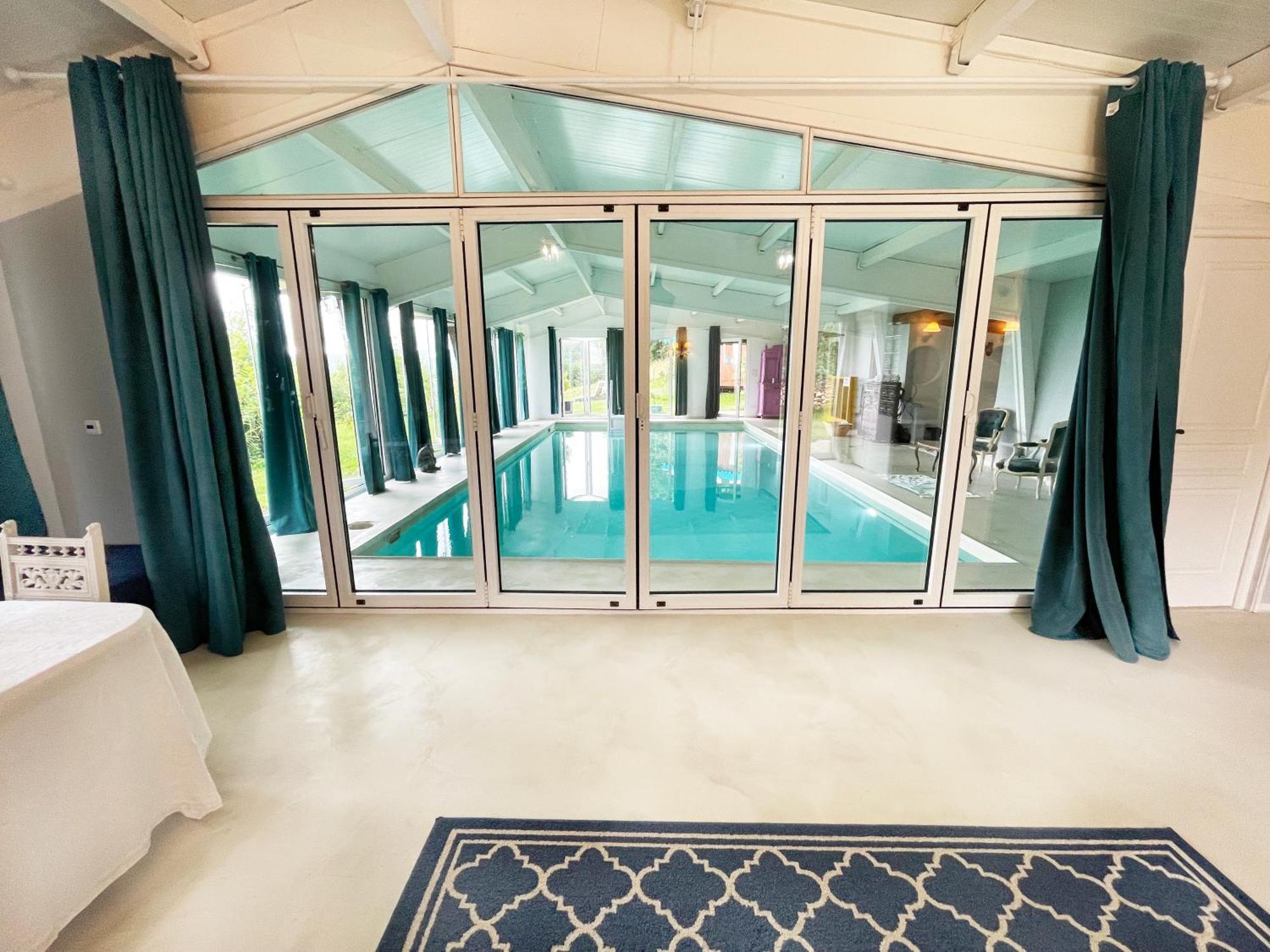 Suite Loft de la Sirène Grande piscine privée Marais-Vernier Esterno foto