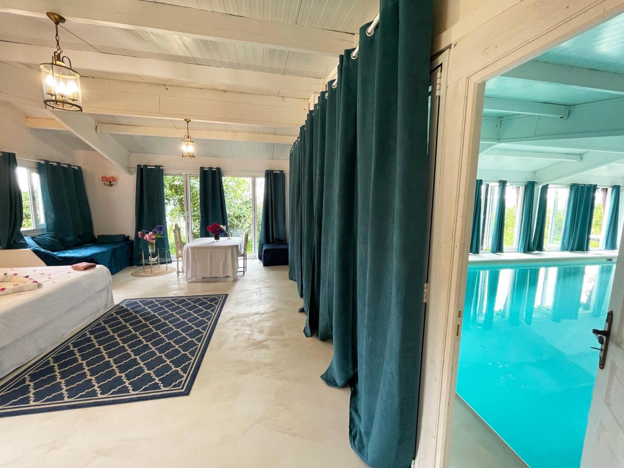 Suite Loft de la Sirène Grande piscine privée Marais-Vernier Esterno foto